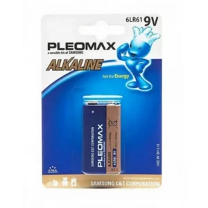 Батарейка Samsung Pleomax Крона  щелочная, 9В, 6LR61-1BL