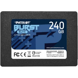 Накопитель SSD 240 Gb Patriot  SATA III (R450/W320Mb/s) PBE240GS25SSDR Burst Elite