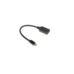 Переходник-конвертер miniDisplayPort (M) -> DisplayPort (F) FinePower [AmDmDfBWi]  (0.15 метра)