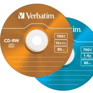 Диск многократной записи CD-RW Verbatim 700Mb