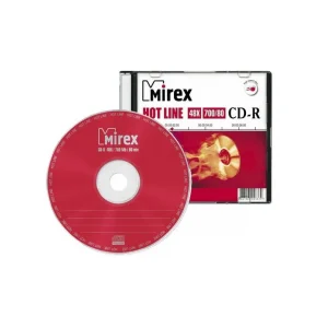 Диск одноразовой записи CD-R Mirex 700Mb