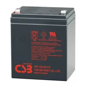 Батарея 12V/5Ah CSB HR1221W F2