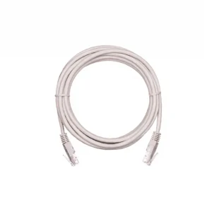 Патч-корд UTP Netlan  (0,5 м, кат.5e, 2x RJ45/8P8C, заливной, многожильный, медь, PVC) серый