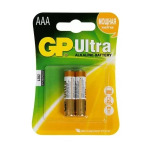 Батарейка GP  AAA  Ultra Alkaline, щелочная, 1.5В, LR03/24AU-2CR2 (цена за 1 элемент)