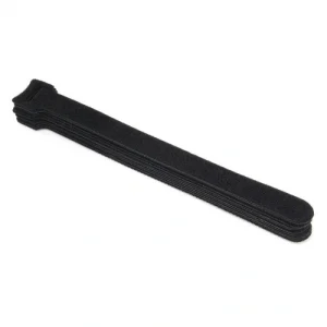 Стяжка-липучка Cablexpert VT-200x11BK (200х11мм, упак. 12штук, черная)