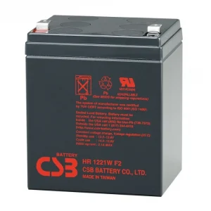 Батарея 12V/5Ah CSB HR1221W F2