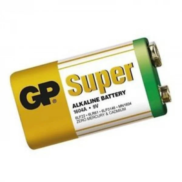Батарейка GP Крона Super Alkaline щелочная, 9В, 6LR61/1604A — изображение 2