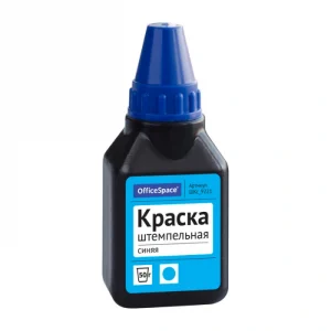 Краска (мастика) штемпельная 50 мл синяя  OfficeSpace