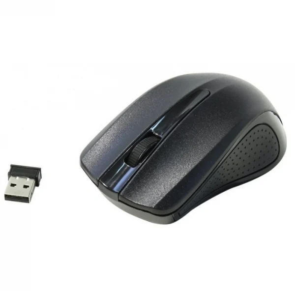 Мышь беспроводная Oklick 485MW/485MW+ (1200dpi, светодиодная, 2 кнопки, 2.4ГГц, USB) Черный