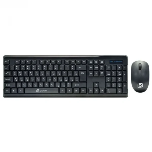 Клавиатура+мышь беспроводная Oklick 230M (1000dpi, светодиодн., 2.4ГГц, USB, черный) — изображение 2