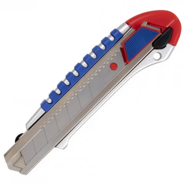 Нож канц. 25 мм, мощный, метал. корпус, BRAUBERG.Professional, блистер