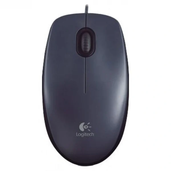 Мышь проводная Logitech Optical M90 (1000dpi, светодиодная, 2 кнопки, USB) Серый 910-001794/910-001793 — изображение 3