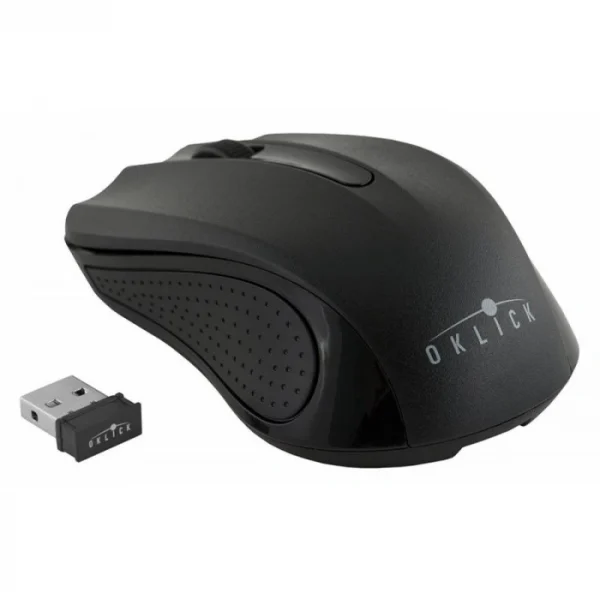 Мышь беспроводная Oklick 485MW/485MW+ (1200dpi, светодиодная, 2 кнопки, 2.4ГГц, USB) Черный — изображение 2