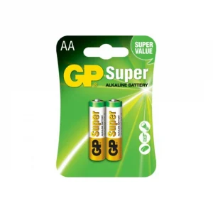 Батарейка GP AA  Super Alkaline, щелочная, 1.5В, LR6/15A-U2 (цена за 1 элемент)