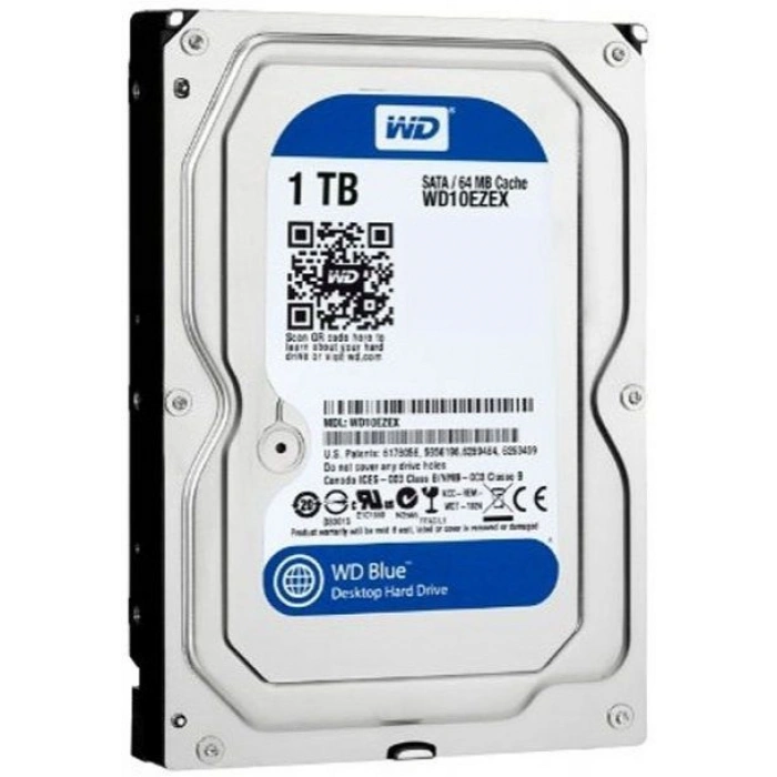 Жесткий диск 1 Tb SATA III Western Digital Blue WD10EZEX (7200rpm, 64Mb) — изображение 2