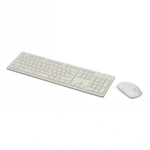Клавиатура+мышь беспроводная Oklick 240M (1600dpi, светодиодн., 2.4ГГц, слим, USB, белый)