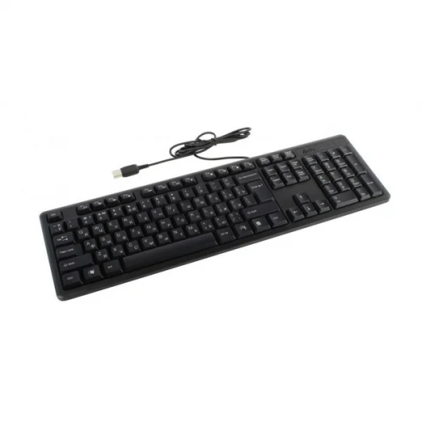 Клавиатура проводная A4Tech KK-3 (мультимедиа, USB, черный) — изображение 2