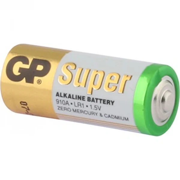 Батарейка GP LR1 (N)  Super Alkaline, щелочная, 1.5В, 910A-2CR2 (цена за 1 элемент) — изображение 2