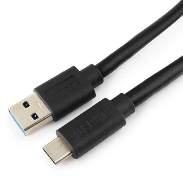 Кабель USB 3.0 A (M)  USB Type-C (M) 1,8/2м черный — изображение 2