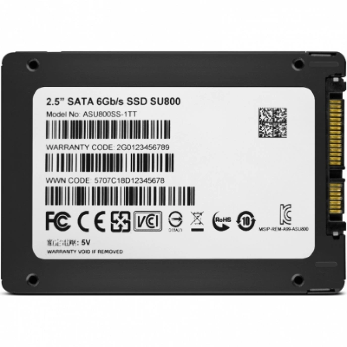 Накопитель SSD 256 Gb A-DATA SU800 SATAIII (R560/W520Mb/s) — изображение 4