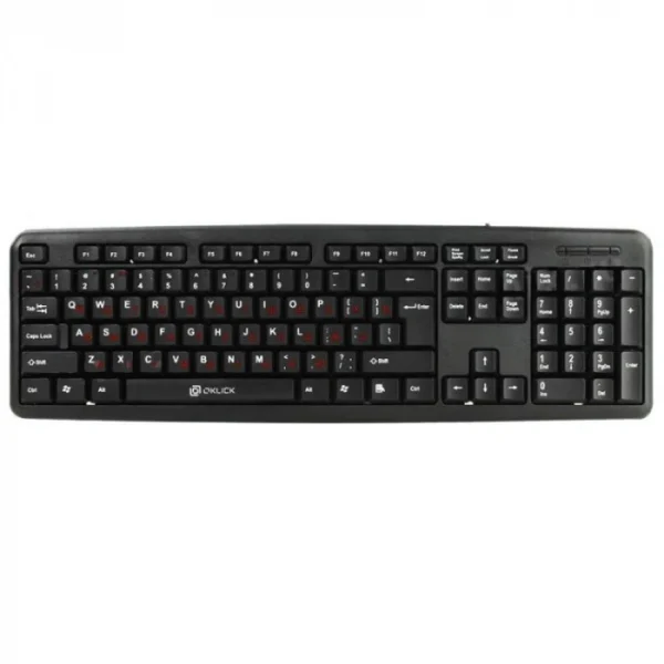 Клавиатура проводная Oklick 90M/90M V2 (USB, черный)