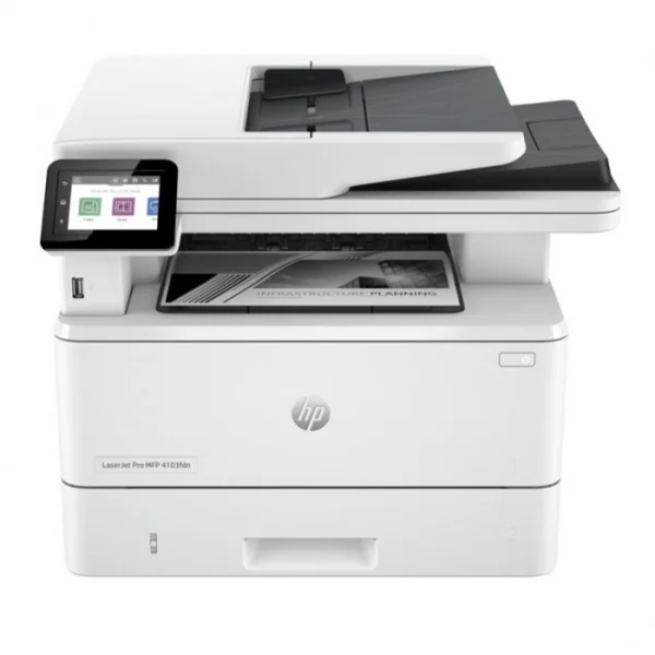 МФУ HP LaserJet Pro 4103dw (A4, 40стр/мин, 512Mb, 600х600, дупл., ADF, WiFi, Ethernet, USB) — изображение 2