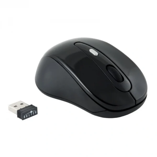 Мышь беспроводная Oklick 435MW (1600dpi, светодиодная, 3 кнопки, 2.4ГГц, USB) Черный