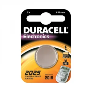 Батарейка Duracell CR2025  литиевая, 3В, 130мАч